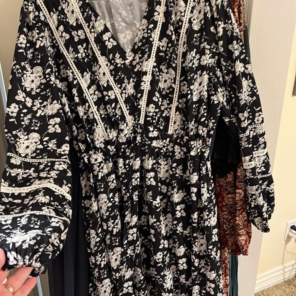 Floral midi dress